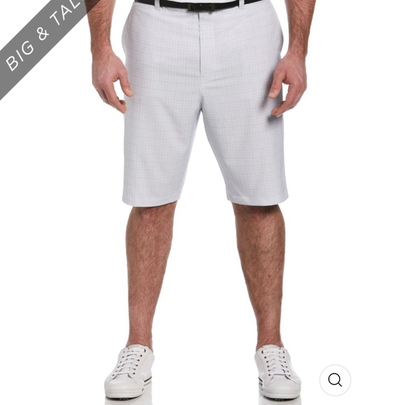 Callaway Big & Tall 4-Way Stretch Plaid Short - Picture 1 of 6